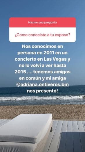 Ximena contó también la manera en que conoció a Juan Valladares, con quien se casó el 1 de abril de 2017 en la Capilla del Colegio de San Ignacio de Loyola ubicada en el Centro Histórico de la Ciudad de México.