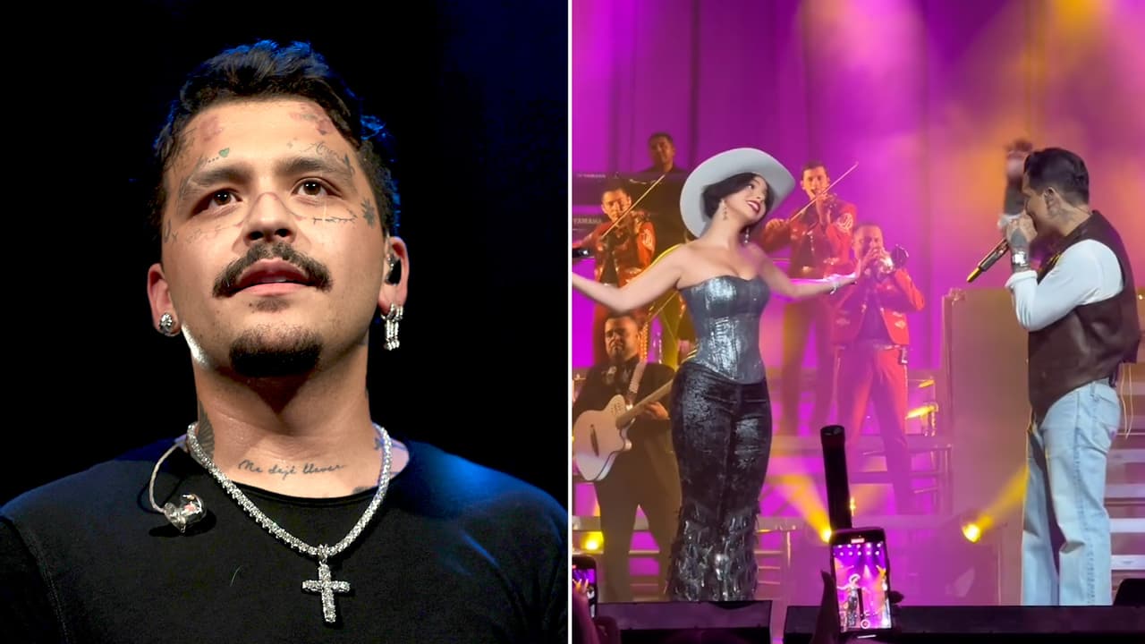 Nodal cuestiona a Ángela Aguilar "por qué es tan coqueta" y así le responde ella en pleno concierto