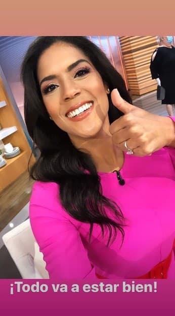 Ella se mantiene bella y positiva en esta emergencia sanitaria.