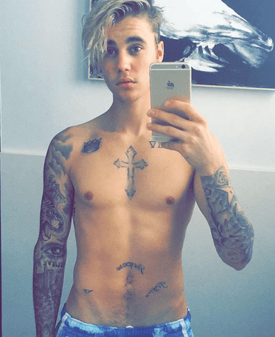 Esta es una de las cosas que lo hacen polémico, seguro sus 'Beliebers' aman estas fotos, pero sus detractores no deben verlas con agrado...