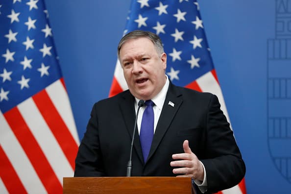 Secretario de Estado estadounidense, Mike Pompeo
