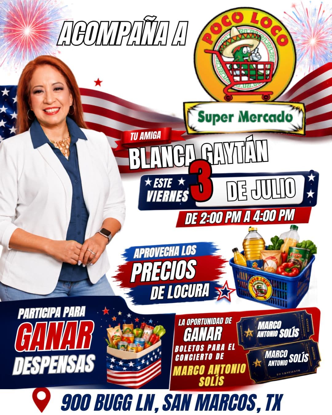 🎆🛒 ¡CELEBRA EL FIN DE SEMANA DEL 4 DE JULIO CON POCOLOCO! 🇺🇸