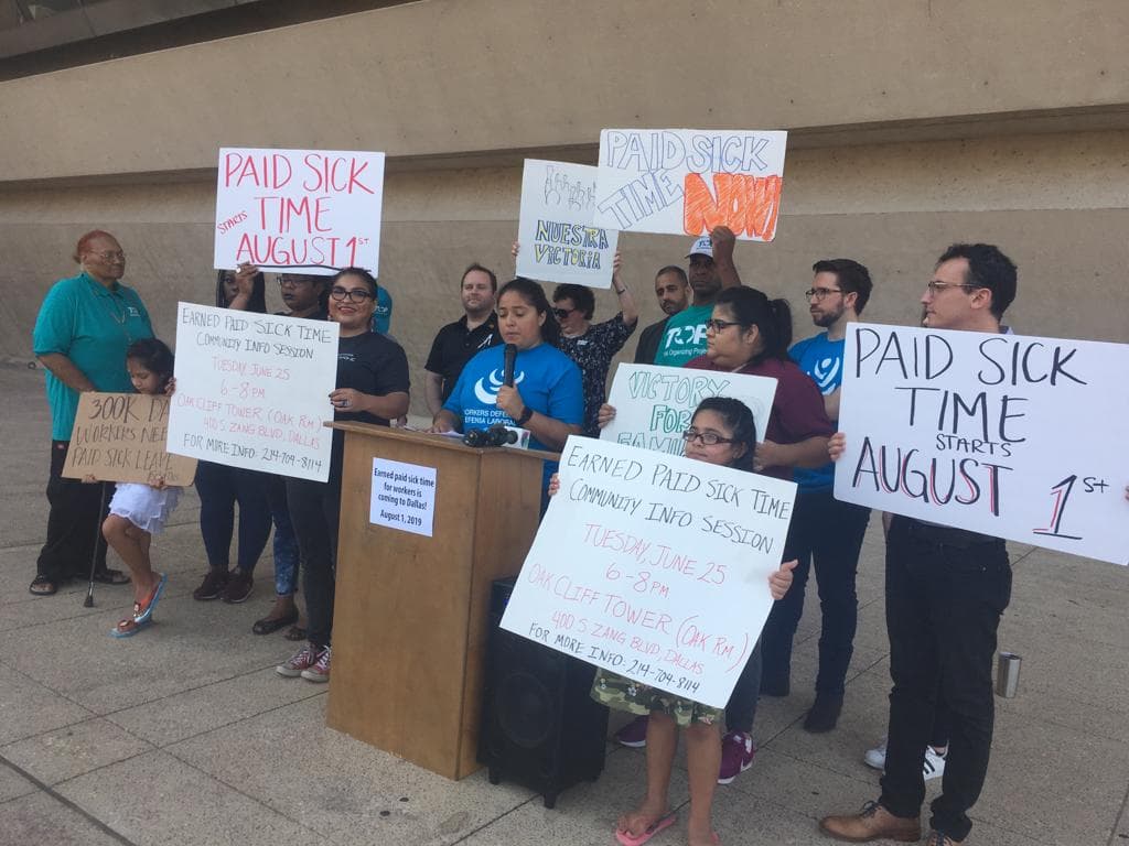 La ciudad de Dallas implementará ordenanza por días de enfermedad