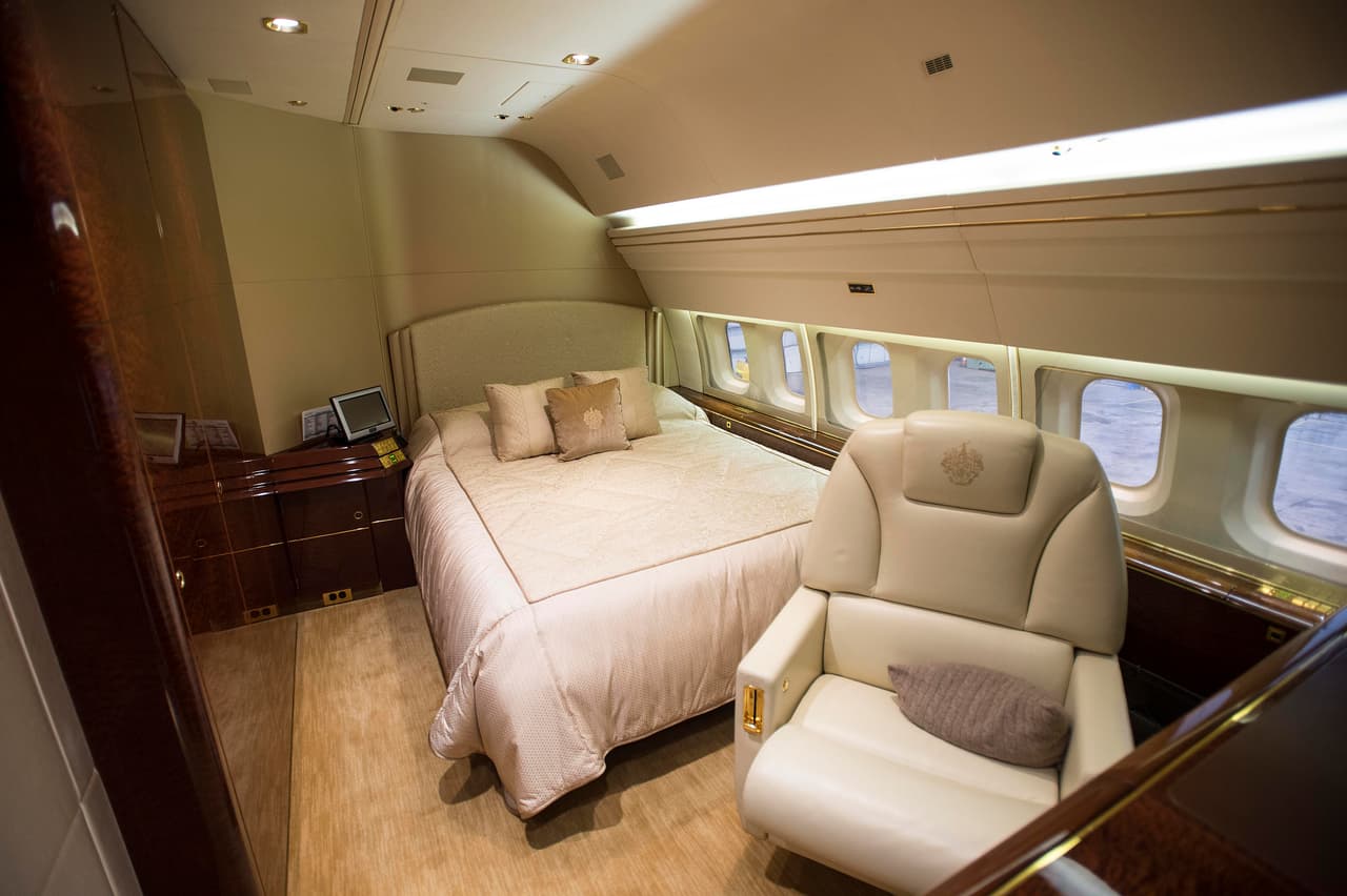 El Boeing 757 del expresidente Donald Trump.