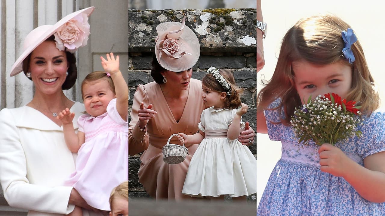 Charlotte tenía un gran parecido con su bisabuela cundo era pequeña.