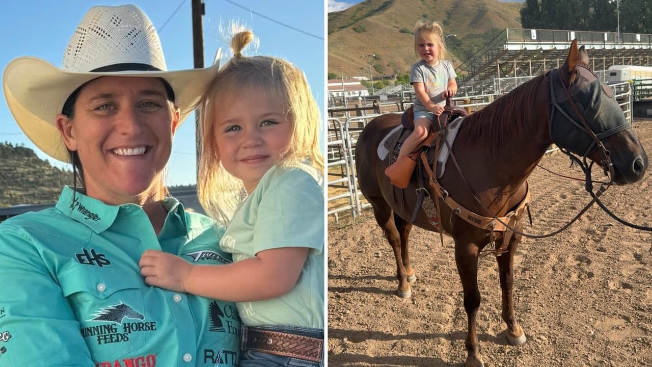 Muere hija de 3 años de ‘influencer’ y estrella del rodeo tras “extraño” accidente con caballo