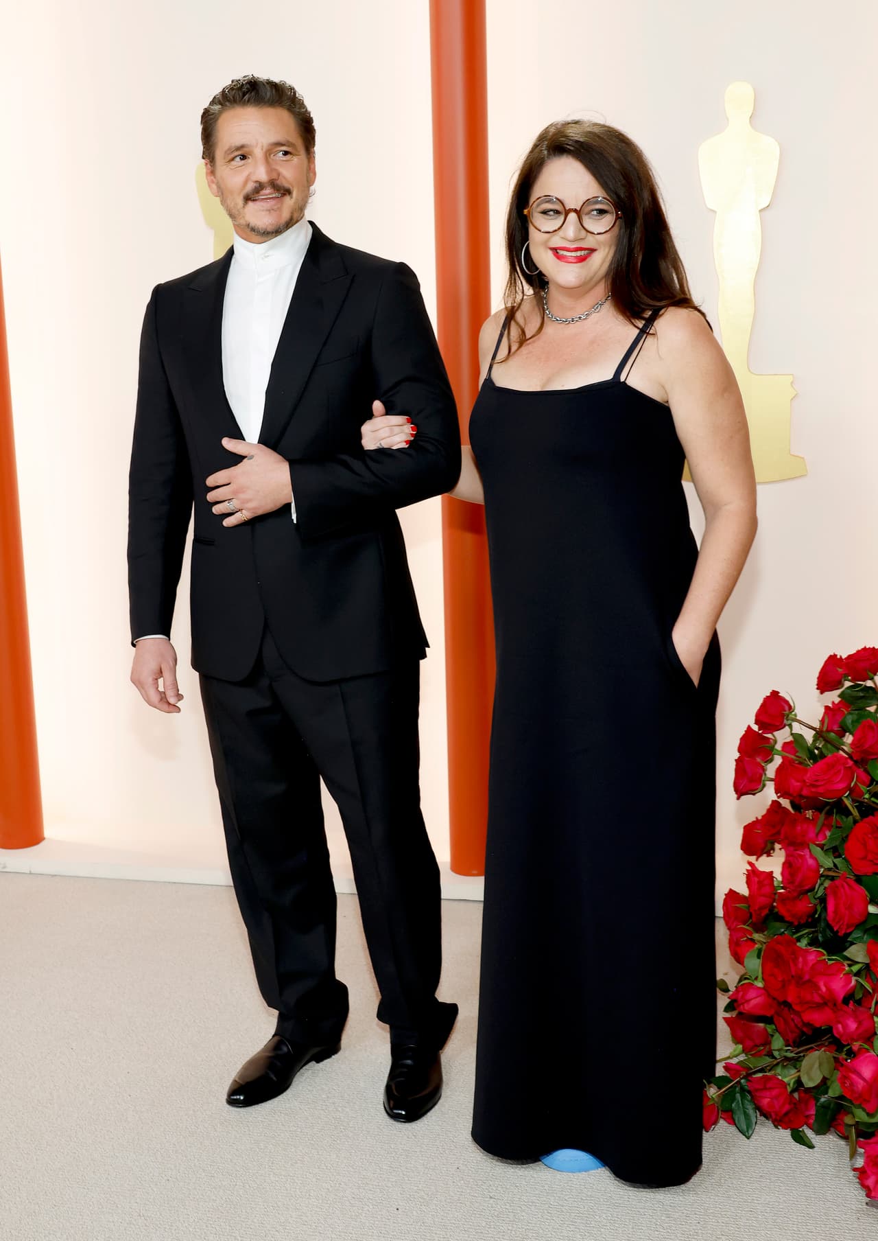 Pedro Pascal y Javiera Balmaceda en los Premios Oscar 2023