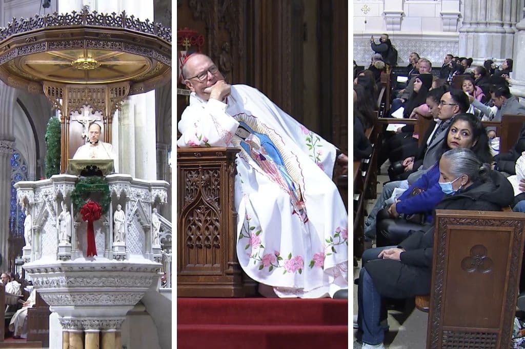 Feligreses celebran a la Virgen de Guadalupe en Catedral de San Patricio en NY