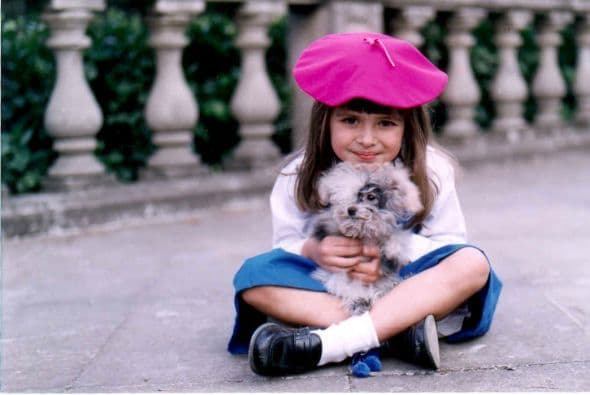 Esta tierna niña comenzó su carrera como la adorable "Dulce María" en "Carita de Ángel".