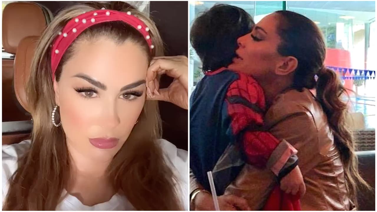 "No me dejan pasar": Ninel Conde explota luego de que Giovanni Medina no le dejara ver a su hijo