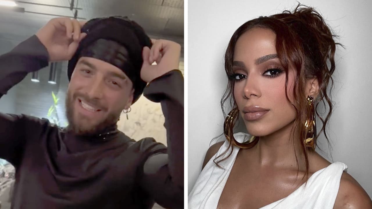 Anitta se disfrazó, como Maluma, para poder pasar desapercibida entra la multitud del carnaval