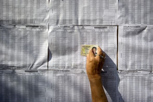 Los cinco candidatos votaron en la mañana en Bogotá.