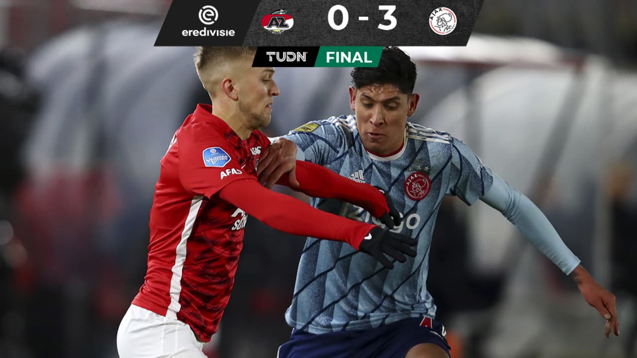 Edson Álvarez es titular con el Ajax en triunfo sobre el AZ Alkmaar