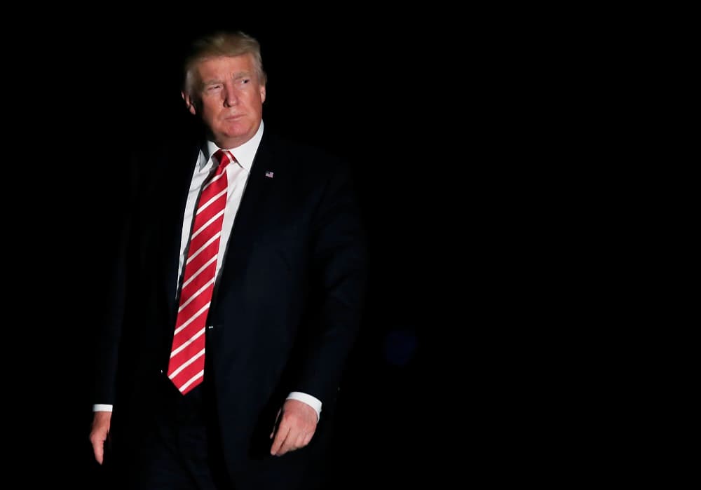 El presidente Donald Trump, quien se habría beneficiado de la campaña de desinformación lanzada desde Rusia.