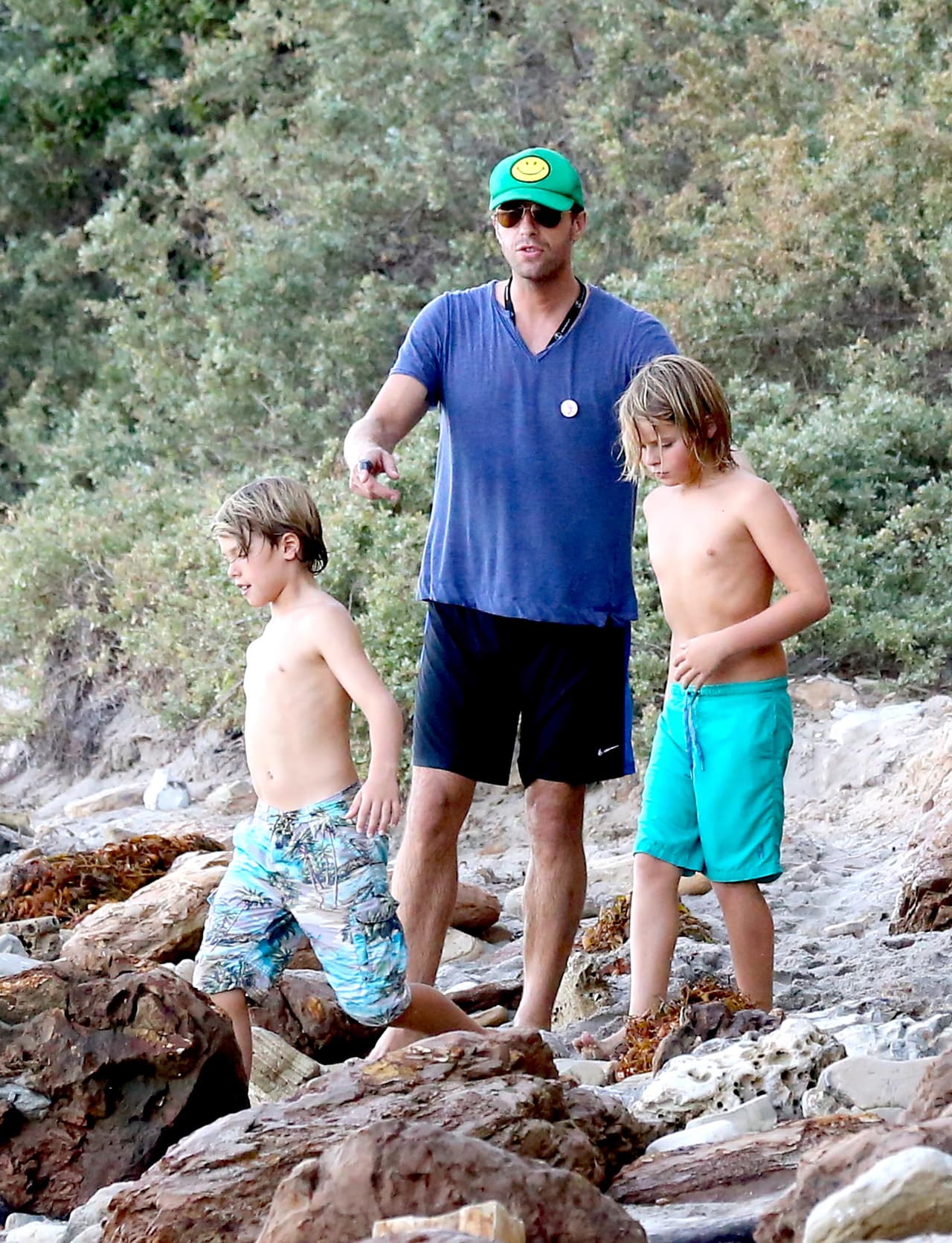 Este día familiar le sirvió bastante bien al músico para relajarse.