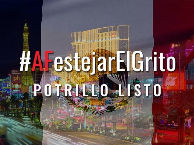 Alejandro no se perdió la fiesta del Grito de Independencia en Las Vegas.