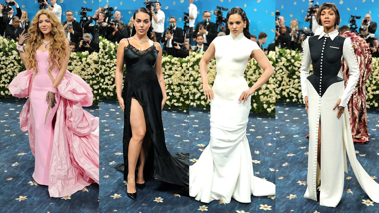 Shakira como princesa, Georgina Rodríguez y más latinos que acapararon miradas en la Met Gala