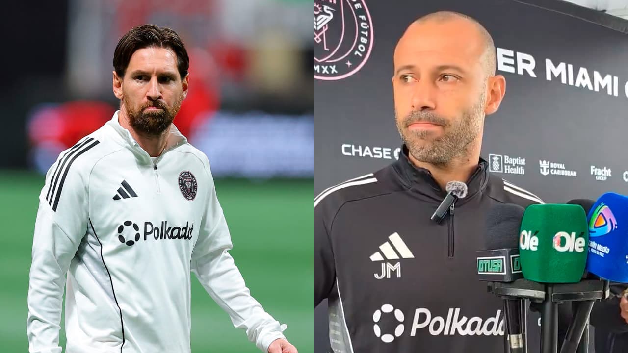 Mascherano confirma mejora de Messi y da fecha para su regreso en MLS