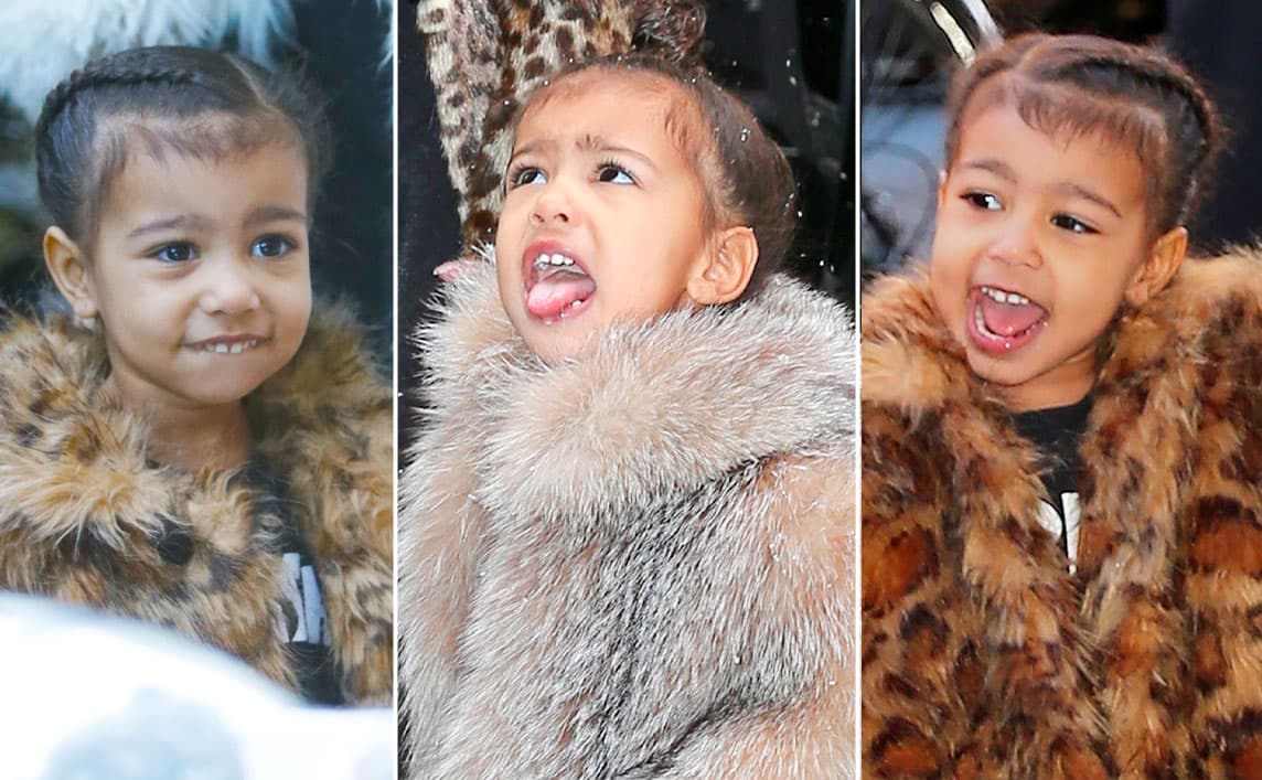 Durante la semana de la moda en Nueva York ha sido Nori quien se ha robado la atención de las cámaras con sus graciosos gestos.