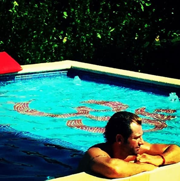 ¡Vaya que recargó la pila en sus vacaciones familiares!