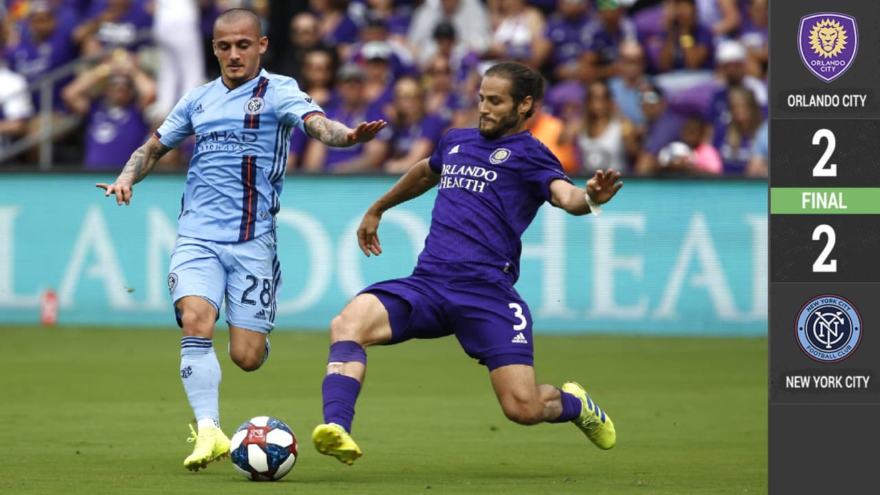Tablas en Florida: en el debut de Nani en MLS, Orlando y NYCFC igualaron 2-2
