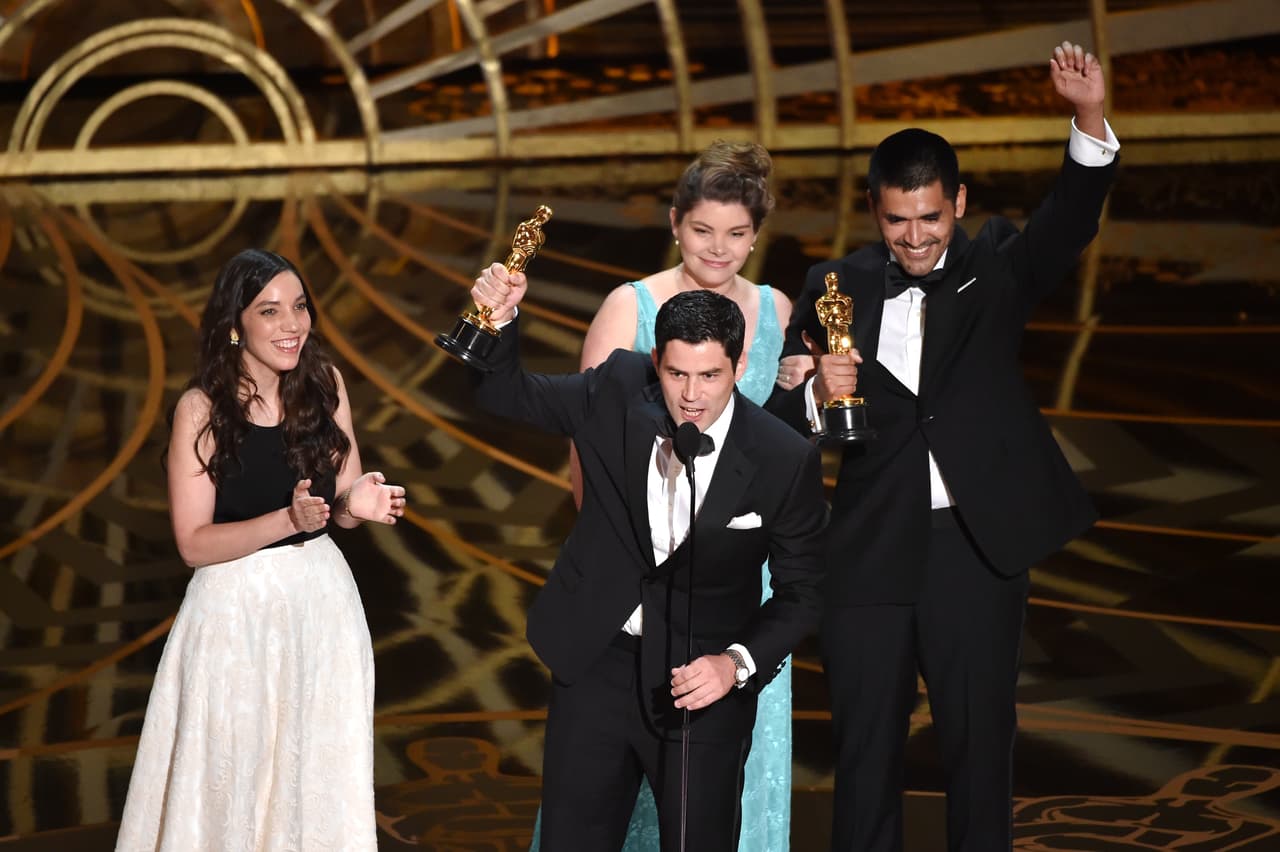 ¡Un Oscar para Latinoamérica! El Mejor Cortometraje Animado fue para 'The Bear Story'.