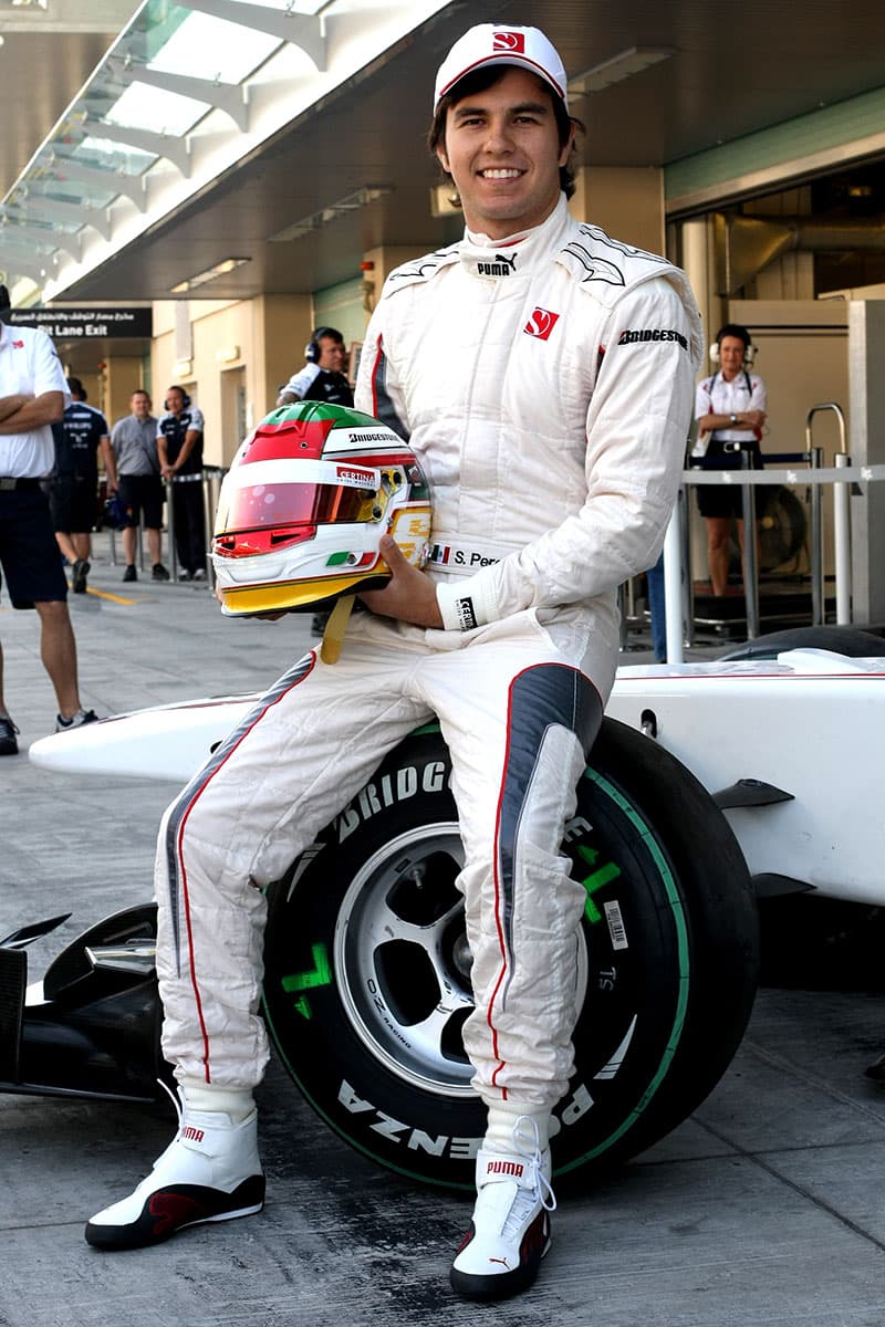 En el 2010 se anuncia su llegada al equipo Sauber de Fórmula 1. Sergio Michel Pérez Mendoza nació el 26 de enero de 1990 en Guadalajara, Jalisco.