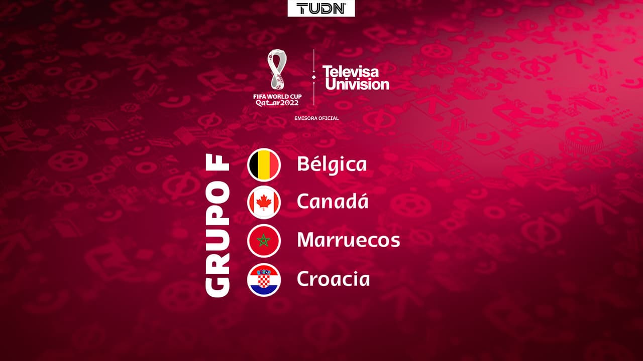 Grupo F del Mundial Qatar 2022: Equipos, partidos y calendario