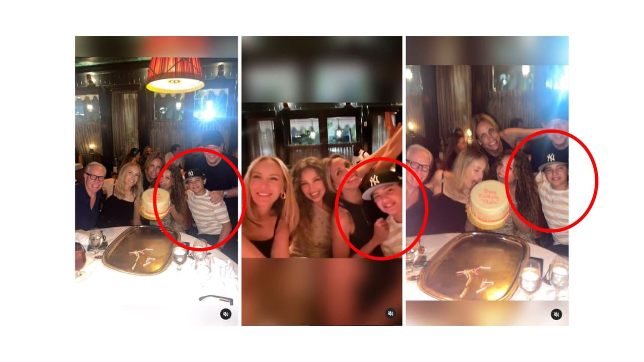 Así fue la última aparición pública de Matthew, el hijo de Thalía y Tommy Mottola.