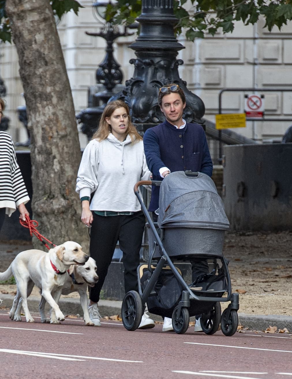 En este paseo no vimos a Christopher Woolf, de cuatro años, el hijo mayor de Edoardo fruto de la relación que sostuvo con Dara Huang.