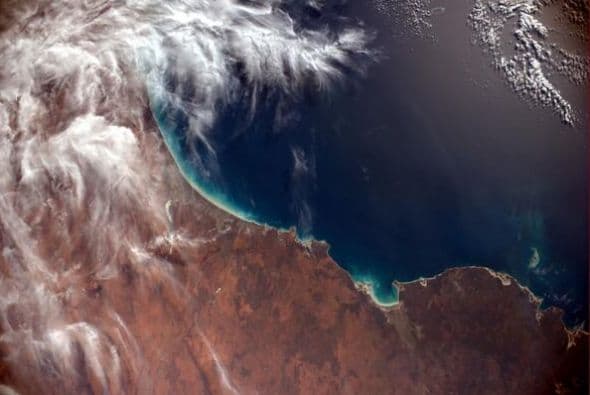 Esto irá en mi sala de estar. La costa norte de Australia . Fotos: @astro_reid