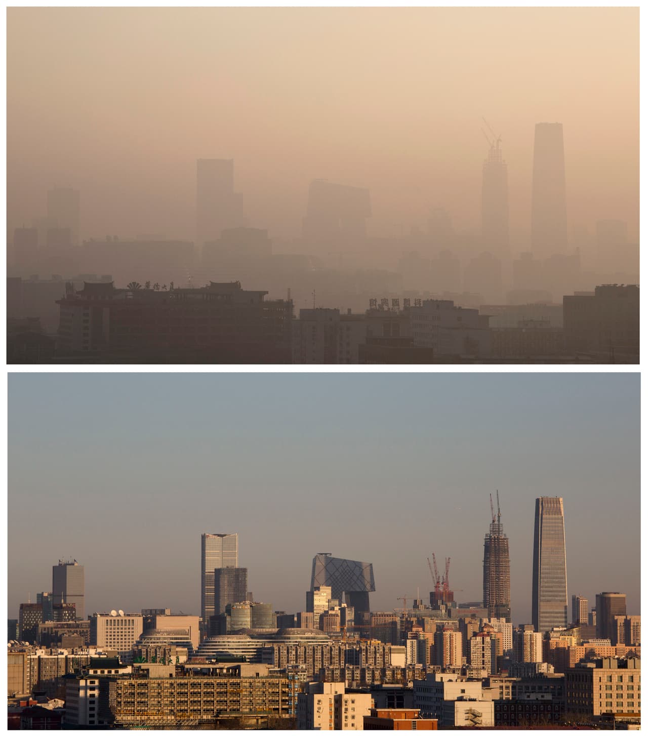 Pekín emite nueva alerta roja por contaminación