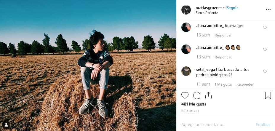 El actor aconsejó a los jóvenes de su edad a que no salgan a la calle sin avisar a sus familiares a dónde irán.