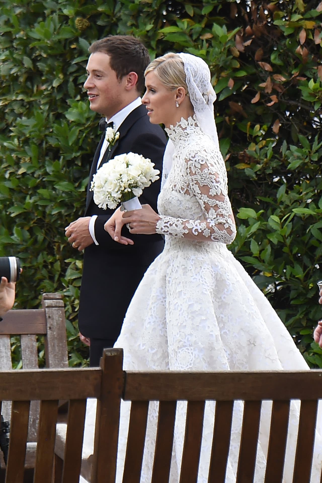 Estas son fotos de su encantadora boda con James Rothschild.
