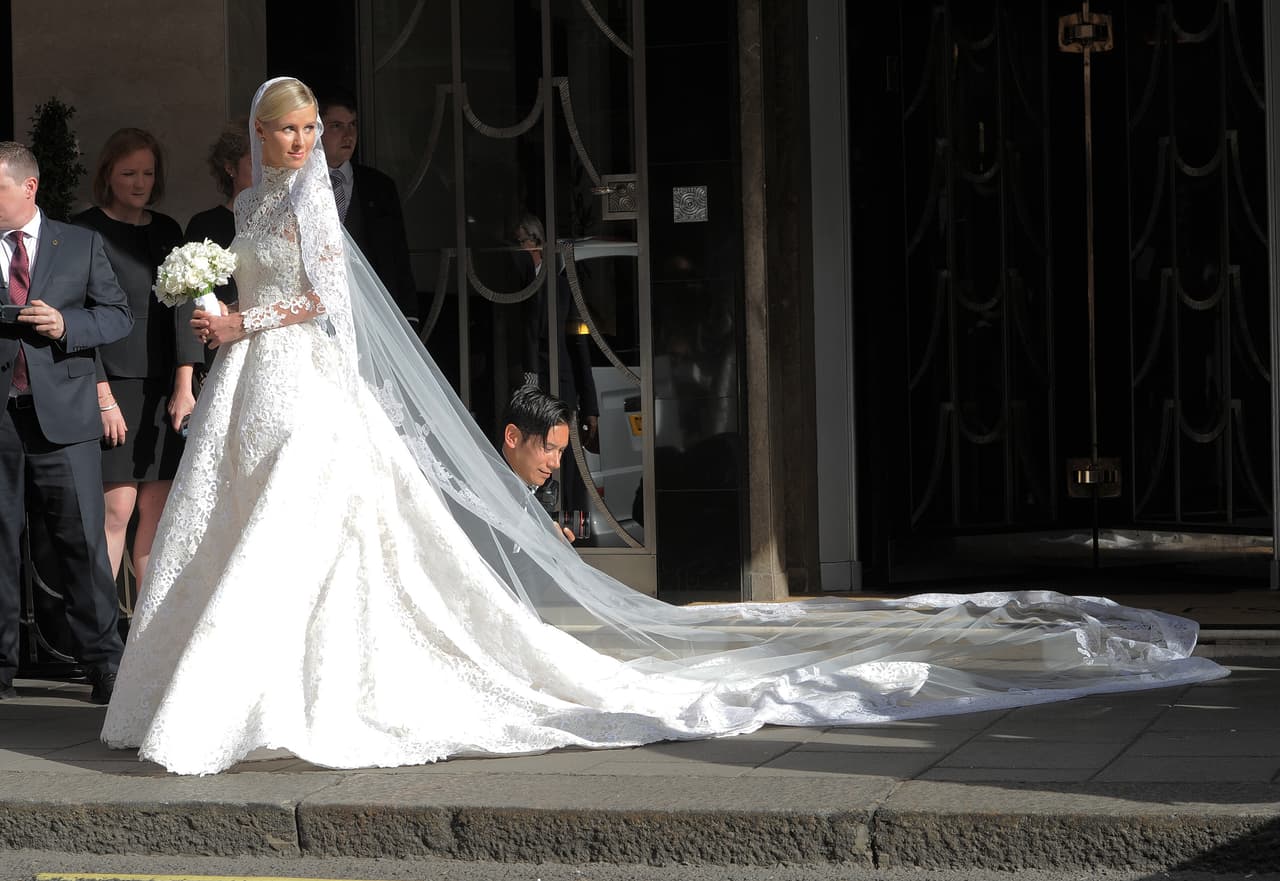 Estas son fotos de su encantadora boda con James Rothschild.
