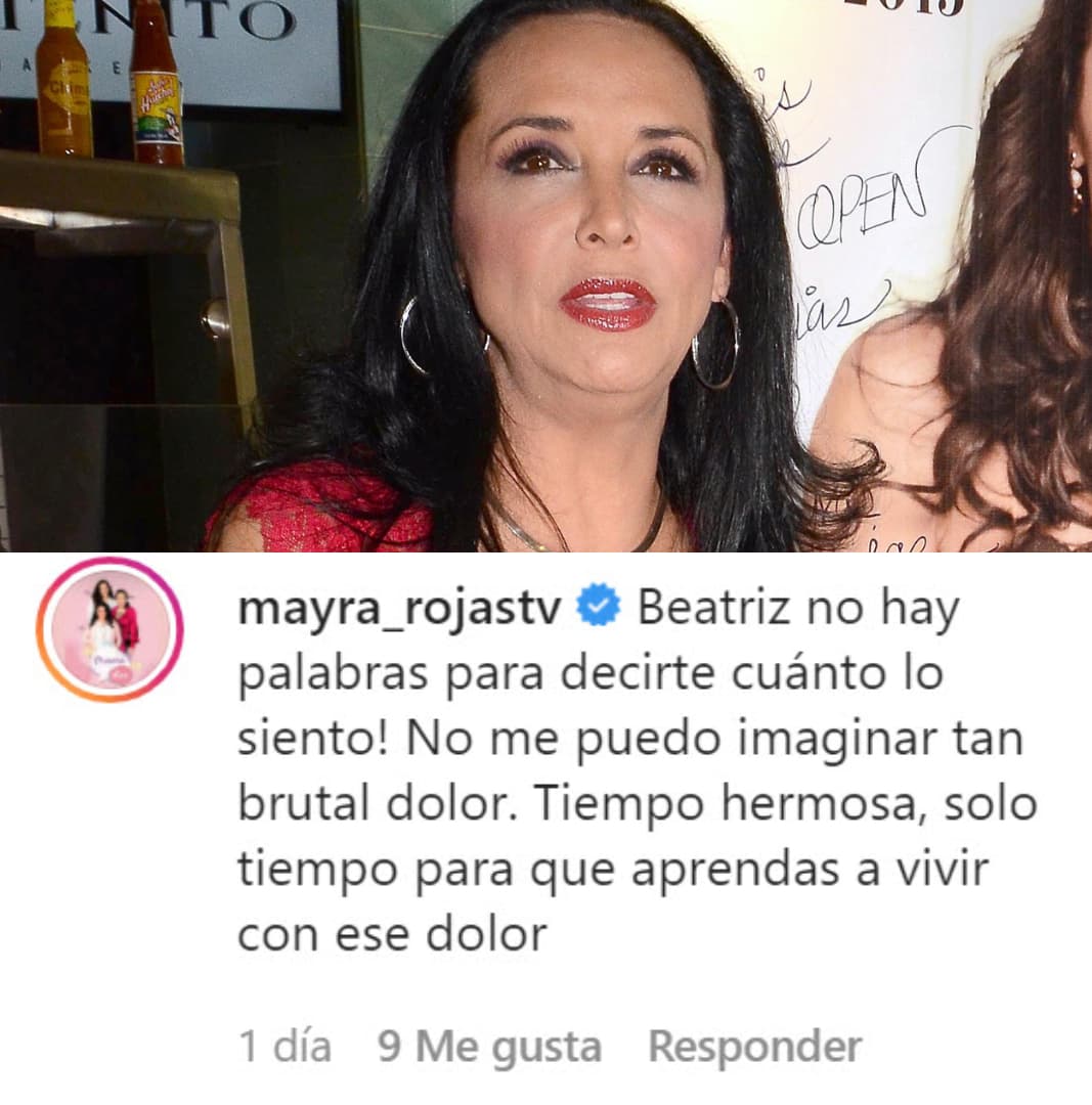 Mayra Rojas, hermana de la fallecida Lorena Rojas, le expresó que "no podía imaginar tan brutal dolor" por el que estaba pasando.
<br>