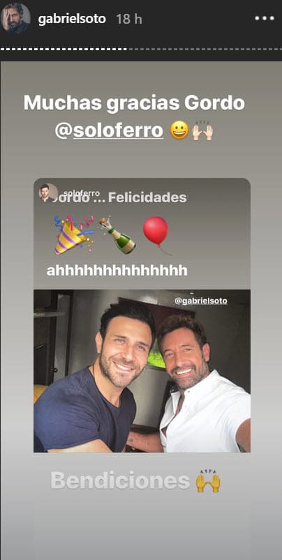 Amigos, deportistas y famosos también le desearon buenos deseos en su día, entre ellos el actor 
<b>Carlos Ferro</b>.
<br>