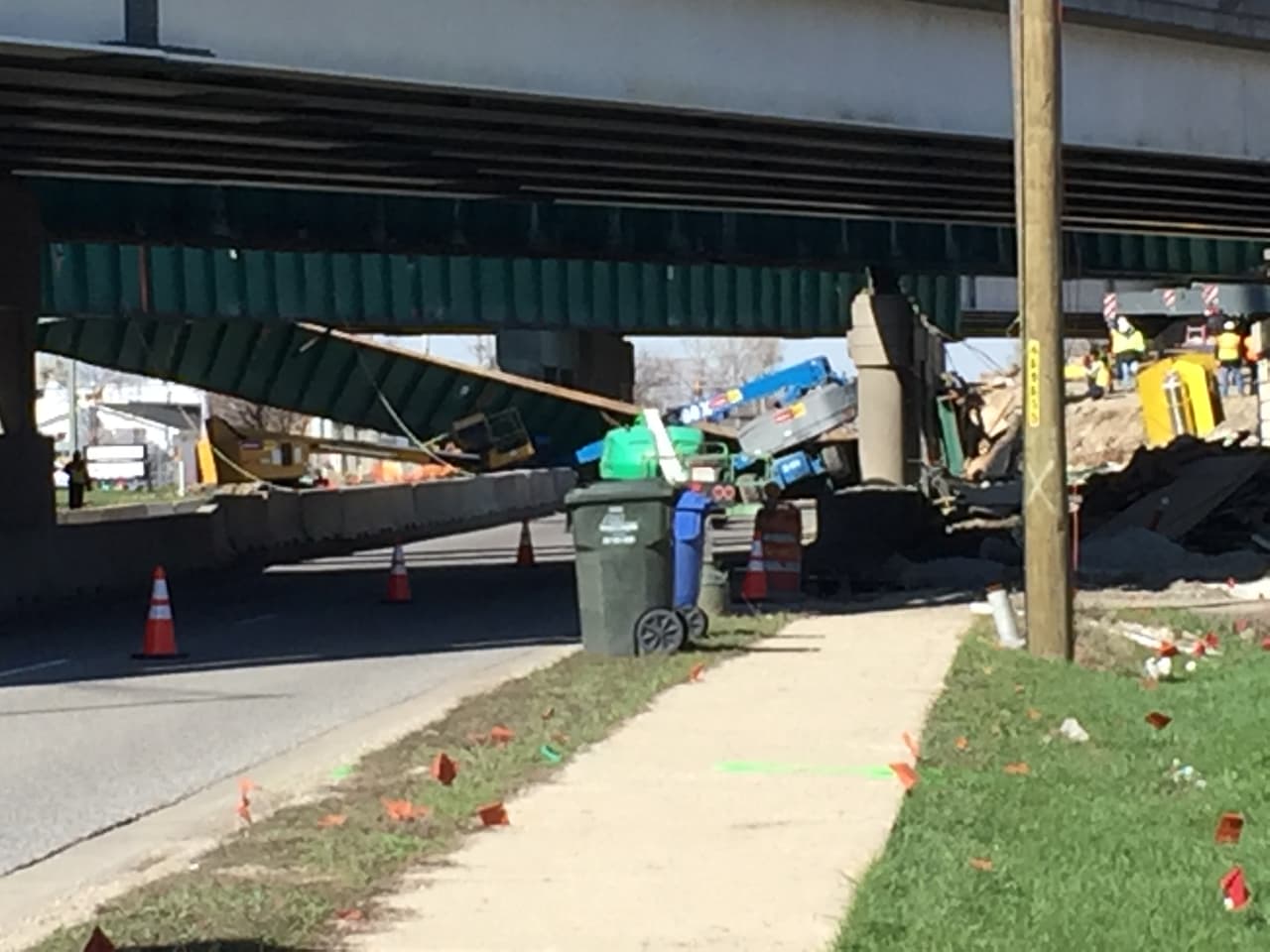 Un muerto y tres heridos en accidente de construcción en la I-90