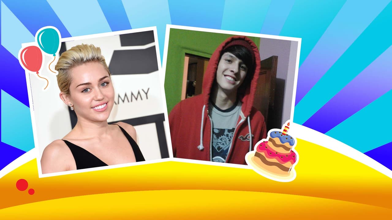 Christopher Vélez y Miley Cyrus nacieron el 23 de noviembre.