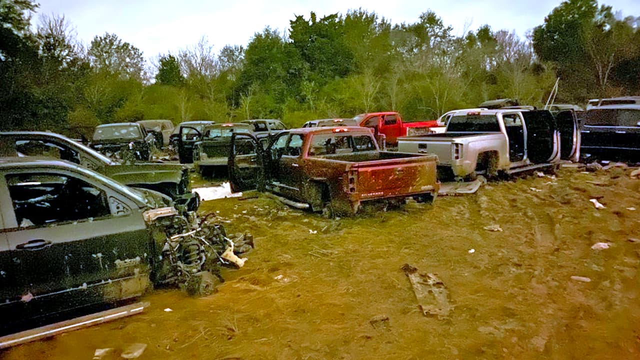 Descubren lote con decenas de vehículos robados en el sureste de Houston