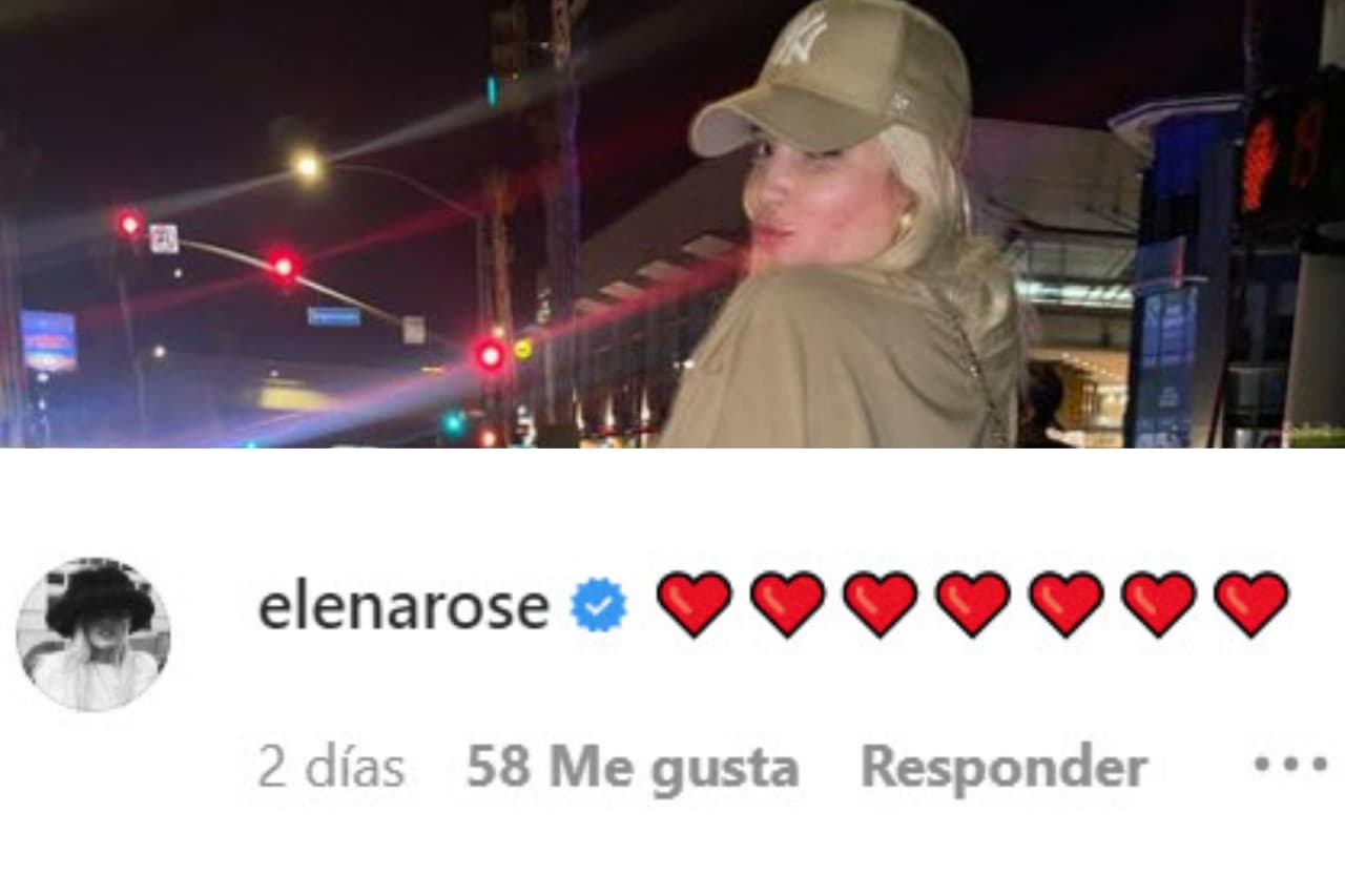Elena Rose se unió a los comentarios de los famosos al ver a Nadia Ferreira en su faceta como estilista de su prometido.
<br>