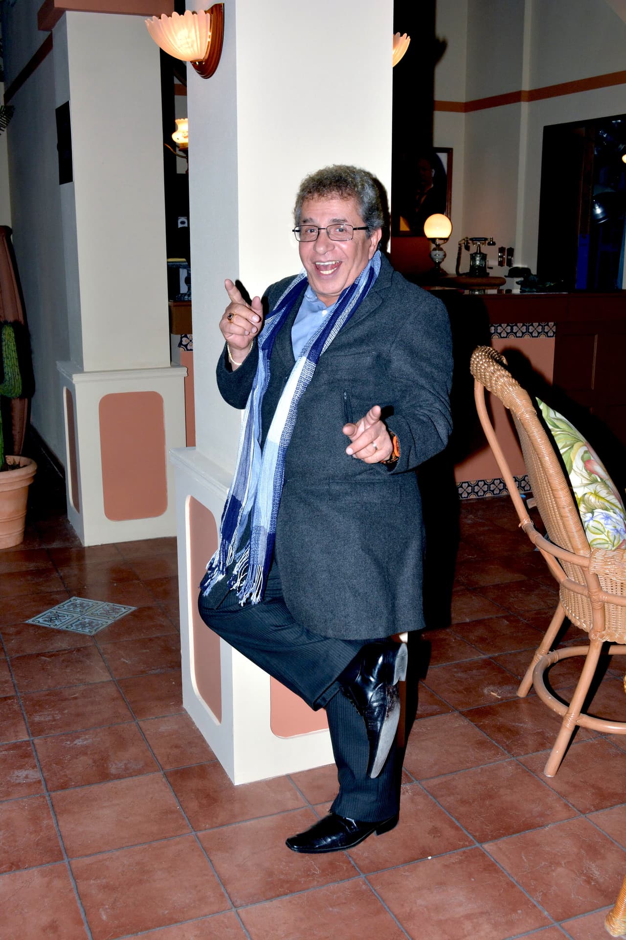 Tony Balardi se quitó el bigote para interpretar a su personaje.