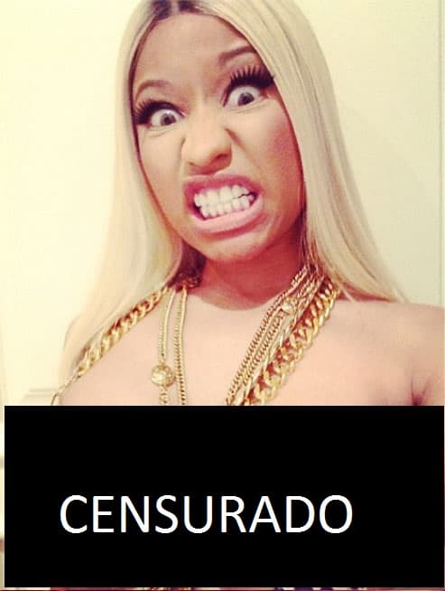 Nicki Minaj es otra de las cantantes que no se apena de hacer el ridíuclo, y así lo demostró.