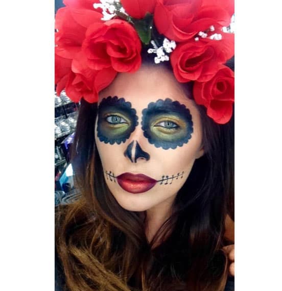 Brittney Gastineau, una catrina.