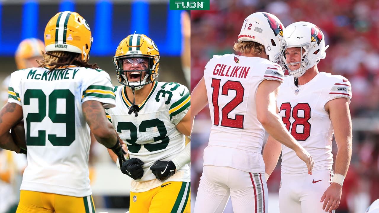 Packers y Cardinals sorprenden con victorias en la Semana 5 de la NFL
