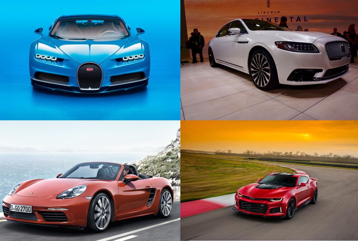 Los vehículos año 2017 que más expectativas despiertan comparten algunas variables, por ejemplo la potencia de sus motores y en algunos casos la condición de íconos del sector. En este listado veremos modelos emblemáticos de Chevrolet, Bugatti, Porsche y de la división de lujo de Nissan, Infiniti, además del esperado regreso del Lincoln Continental.