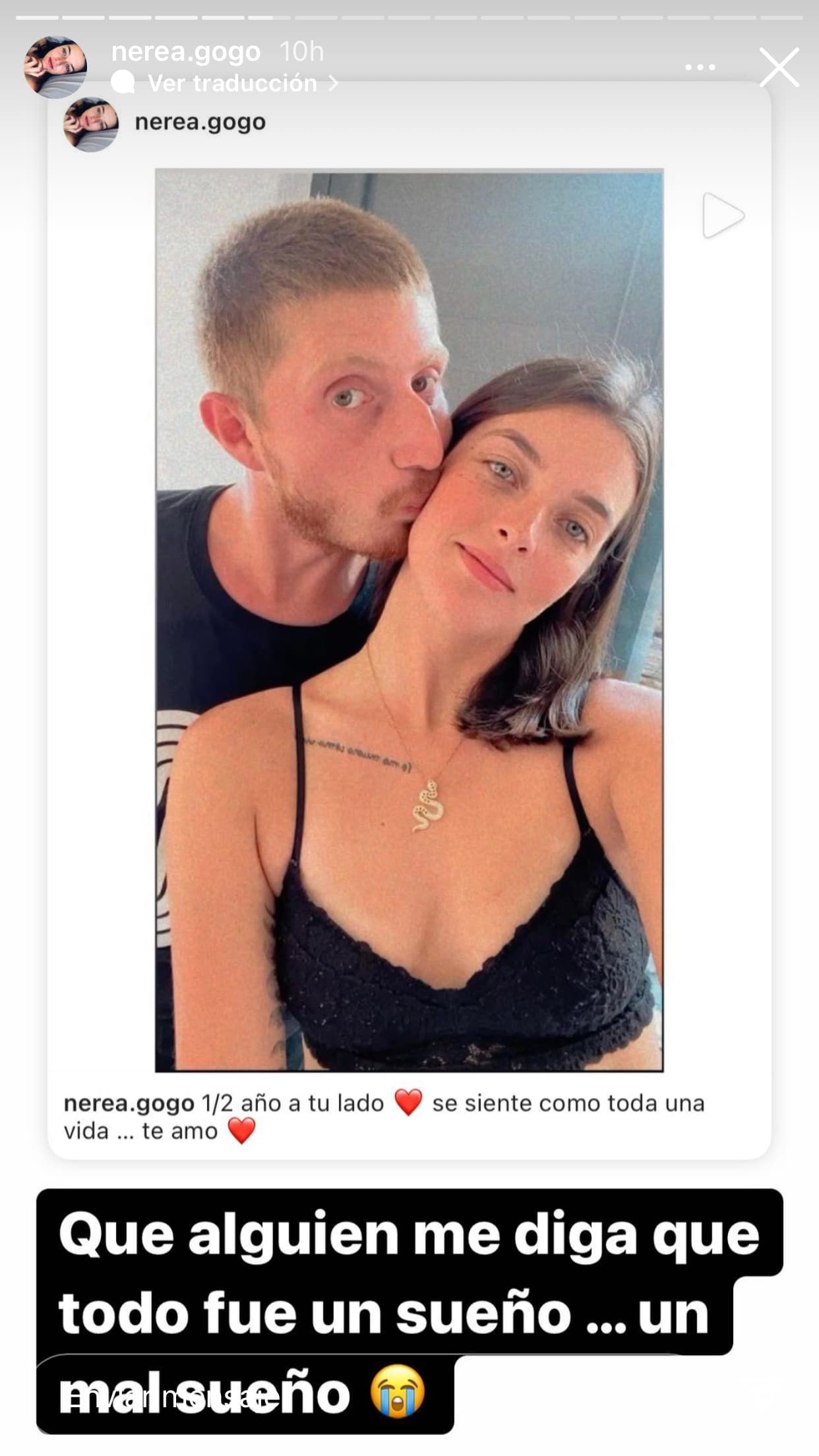 Por ejemplo, en este imploró que "alguien le diga que todo fue un sueño", respecto a la tragedia por la que ella y la familia del actor atraviesan. 
<br>