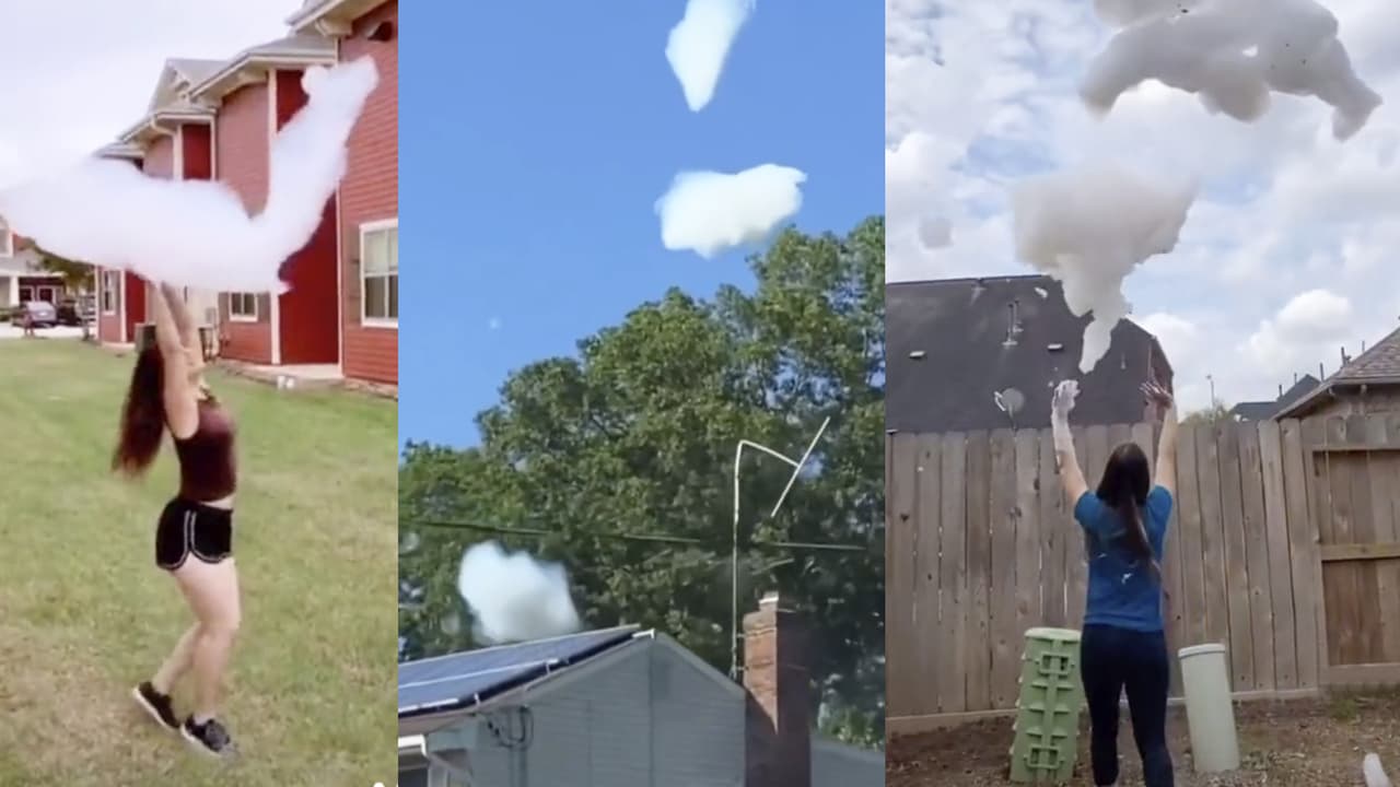 Captan extrañas nubes "cayendo del cielo" y los videos causan terror: "¿Cómo es posible?"