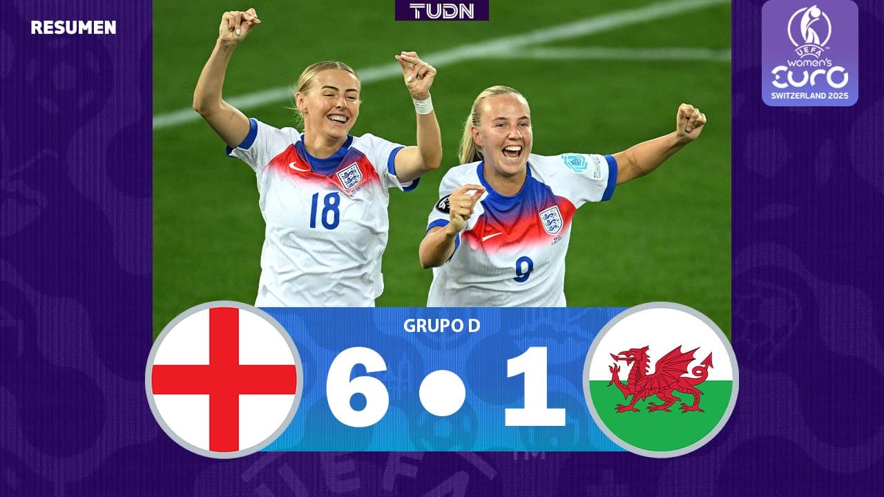 Resumen | Inglaterra golea y humilla a Gales en la última jornada