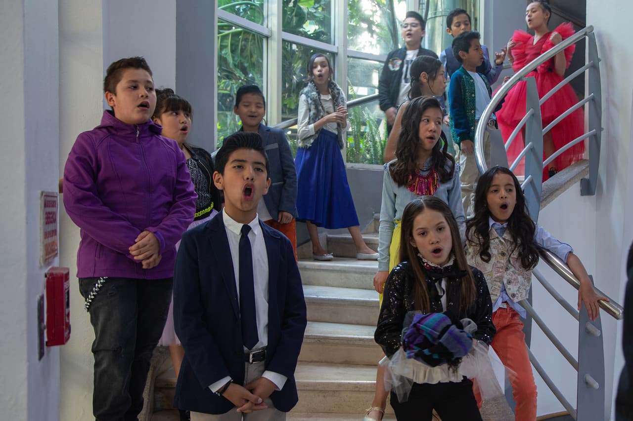 Los participantes fueron muy aplicados hasta en el último show. Aquí los captamos ensayando antes de entrar a escena.